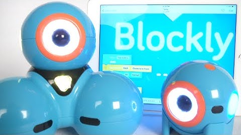 Dot Robot & Blockly App from Wonder Workshop