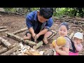 Disabled father makes a crib for his niece the babys mom picks grapefruits to sell at the market