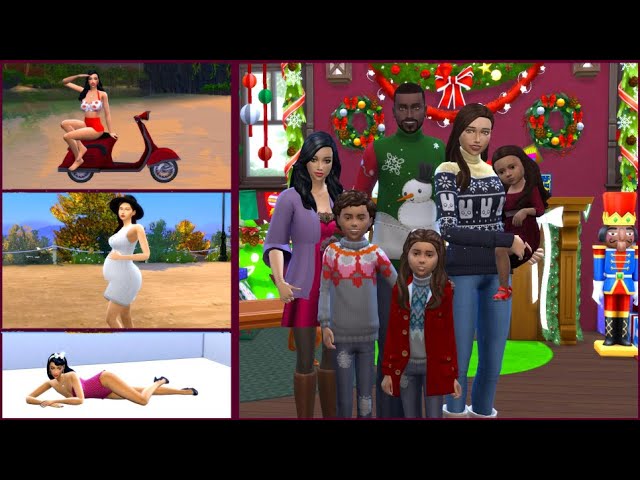 THE SIMS 4 | FAMILY PHOTOS + POSES TUTORIAL + photographic memory mod! ♡ -  YouTube