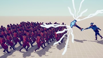 THOR GOD vs EPIC ARMY | Totally Accurate Battle Simulator TABS