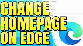 how to change microsoft edge homepage
