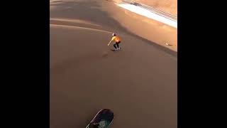 التزلج على الرمال 😱😱