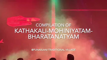 KATHAKALI-MOHINIYATTAM-BHARATANATYAM | DANCE COMPILATION | PUNARJANI | MUNNAR @rajusquest