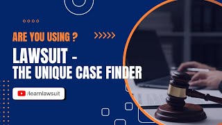 Are you using Lawsuit - The Unique Case Finder ? screenshot 1