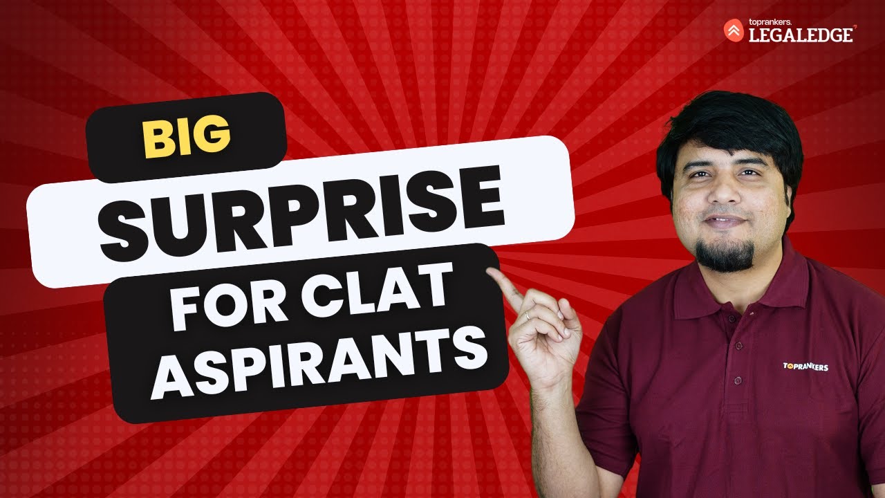 Big Suprise for CLAT 2025 Aspirants CLAT 2025 Preparation YouTube