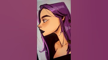 Drawing a side Profile #procreate #digitalart #drawing #procreatebrushes