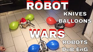 DuB-EnG: Robot Wars with Roomba, BigTrak, Lawnmower, knives, balloons - ShortEdit