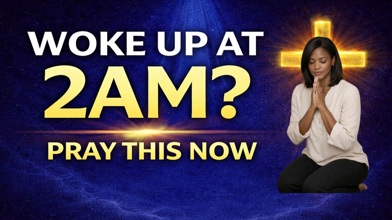 Проснулись в 2 или 3 часа ночи? Молитесь этой мощной утренней молитвой о прорыве.