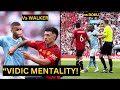 Lisandro Martinez showed his STRONG Mentality in FIGHT with Kyle Walker and Doku in FA Cup final