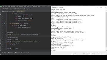 Lesson 51 SAX XML Header. Python Programming.