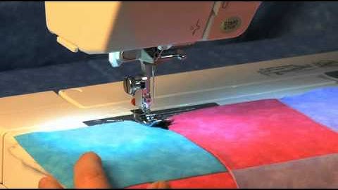 Janome Ditch Quilting Foot Video Stitching In The Ditch