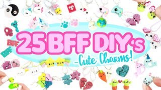 25 Bff cute Charm Diys  Big Polymer Clay Compilation