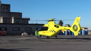 helicóptero no porto do grove