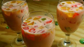 How To Make Buko Salad drinks/ Coconut Tapioca drinks/ Coconut Tapioca jelly Salad drinks