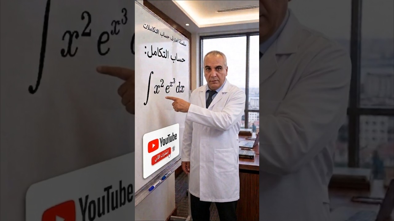 سلسلة احترف حساب التكاملات:   Intégrale (x^2*e^(x^3))