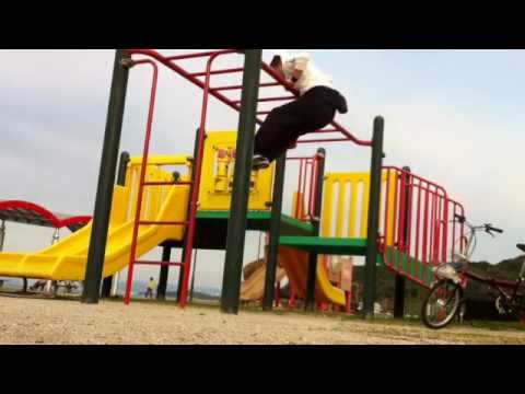 Parkourの練習