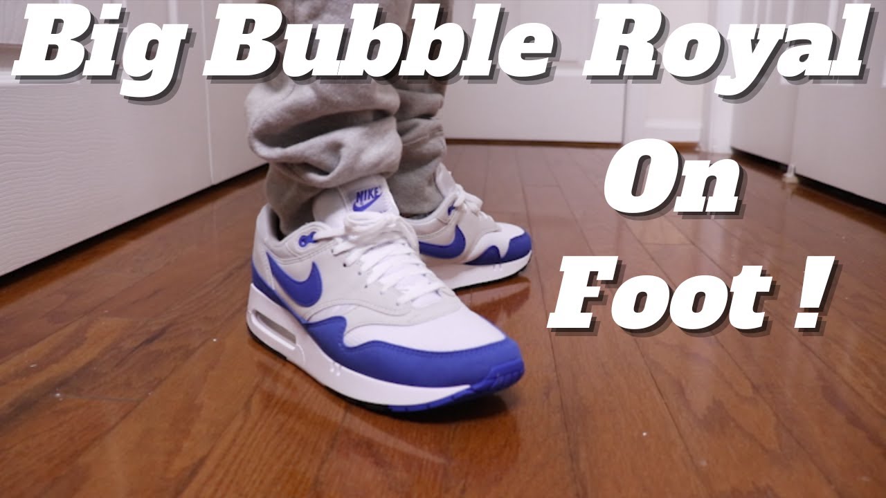 Nike Air Max 1 86 OG Big Bubble Royal (Women's) Review Unboxing & On Foot! (Best Gym Sneaker)