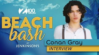 Conan Gray Reveals His Hair Care Routine \& Describes Working With Julia Michaels  | Z100 Beach Bash