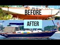 SAILBOAT EXTREME MAKEOVER|FULL Refit|Abandoned Boat that’s 50 years old|E19