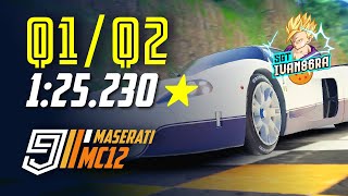 Asphalt 9 Grand Prix Maserati MC12 - Prácticas / Q1 / Q2 ⭐ 1:25.230