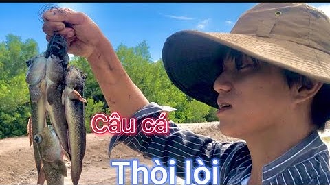 Cắm Câu Cá “ Thòi Lòi “ Ngoài Sông Lớn Đảo Long Sơn - Vũng Tàu || Nhí Muối Vlog