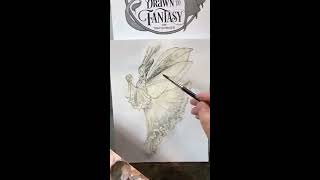 Tony DiTerlizzi: DRAWN TO FANTASY "Painting a Spiderwick Sprite" episode #24
