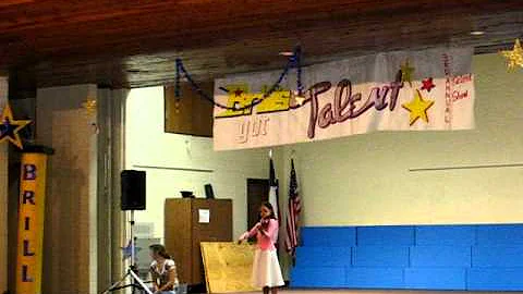 Elizabeth in Brill ElementaryTalent Show 2011