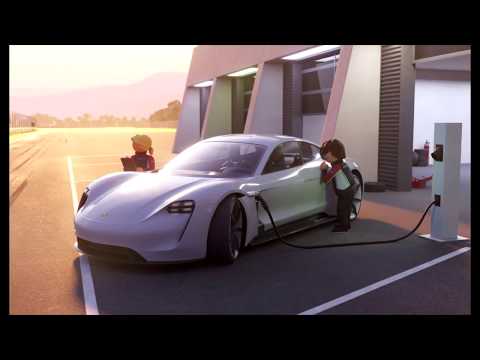 The Porsche Taycan Coming Soon Mission PLAYMOBIL The Porsche Mission E electrifies on the test track
