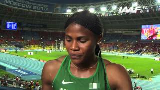 Moscow 2013 - Blessing OKAGBARE NGR - 200m Women - Final - Bronze