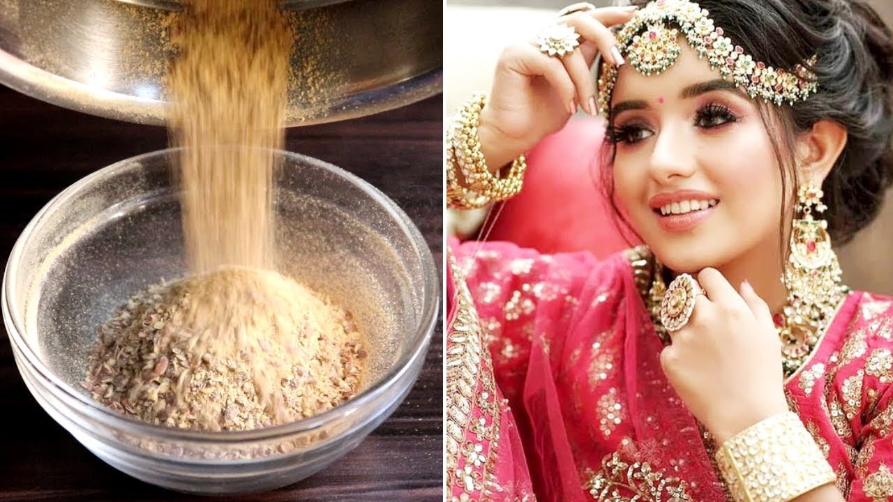 glowing skin captions होने वाली दुल्हनों के चेहरे को गोरा कर शीशे सा चमका देगा ये उबटन|Bridal skin whitening Ubtan|Fair|