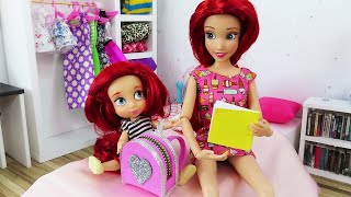 Little Mermaid And Daughter School Morning Routine 인어공주  아침일상