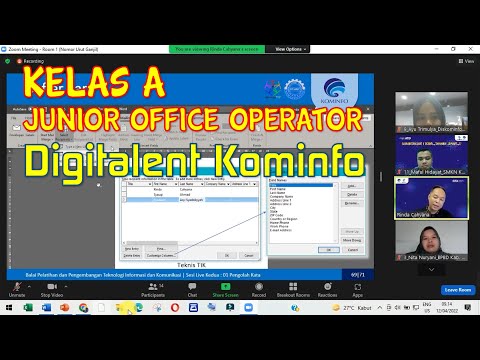 Diklat Junior Office Operator | Kelas A Digitalent KOMINFO