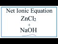Net Ionic Equations and Spectator Ions
