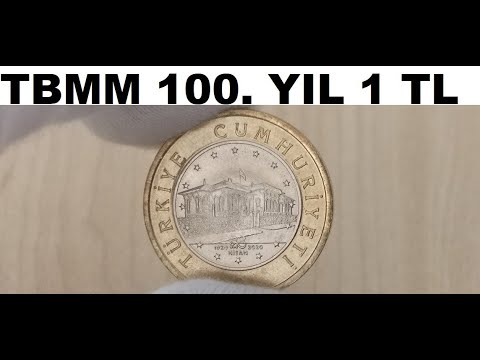 TBMM'nin 100. Yıl Hatıra Parası 1 TL
