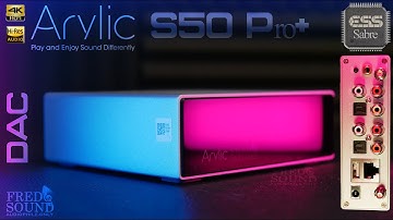ESS Sabre DAC Preamplifier Optical in-out Arylic S50 Pro+ Wireless Aptx HD Multiroom Stereo 4K (FNS)