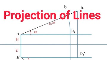 Projection of Lines  #engineering #projectionoflines #graphics  #engineeringgraphics #projection 