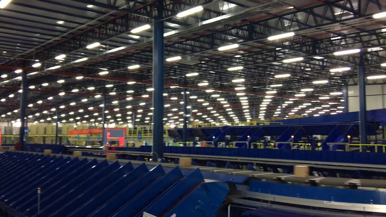 交叉带式分拣机