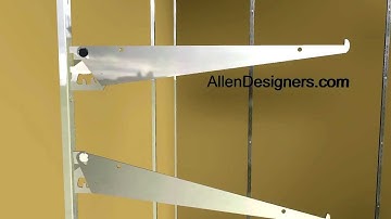 DIY Hardware Adjustable Shelf Brackets