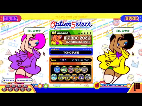 ポップンLively】モンドロック(NORMAL)CODENAME:APRIL - YouTube