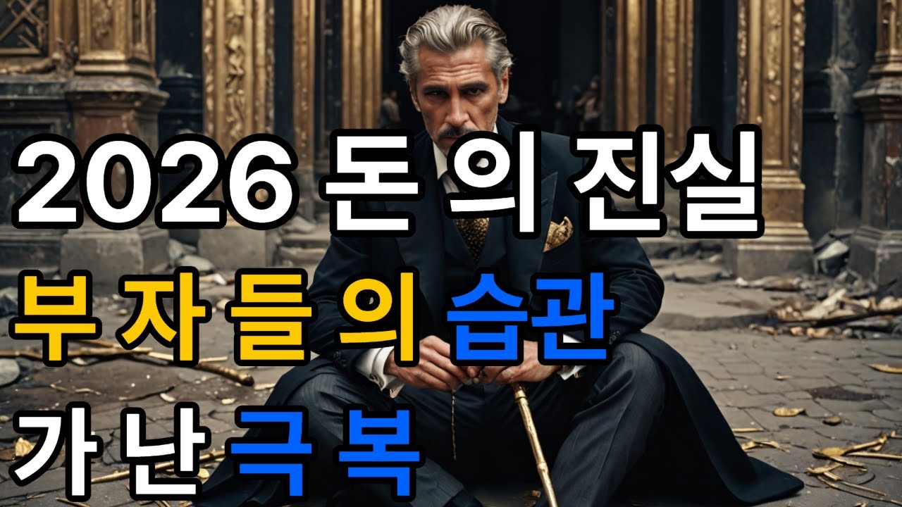 2026년|부자들의 습관|돈의 이끌림|돈의 속성|가난극복|돈버는 방법|부자되는법|돈이 따라오는습관|부자들의 이야