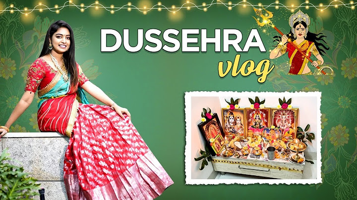 కొత్త ఇంట్లో దసరా పండుగ||Dussehra Vlog||అమ్మ చేసింది||అందరం కలిసి వెళ్ళాం కానీ