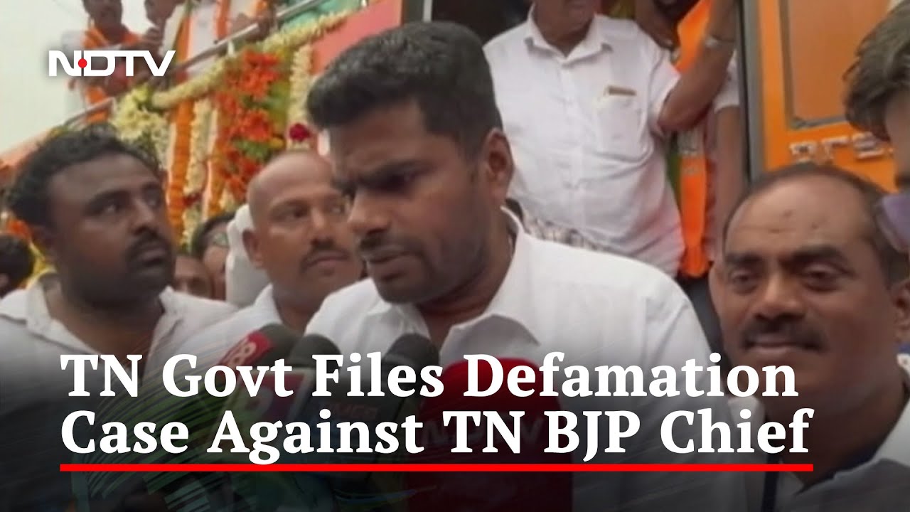 Tamil Nadu Government Files Defamation Case Against State BJP Chief For ...