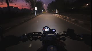 Waking up the Sun with my Exhaust Sound | Super Meteor 650 ☄