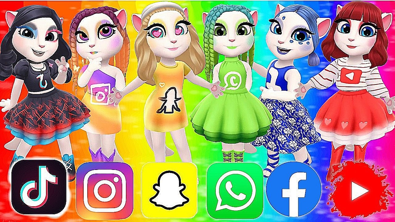My Talking Angela'm 2 😻  Social Media  Tik Tok , Instagram, Snapchat, Whatsapp, Facebook, YouTube →