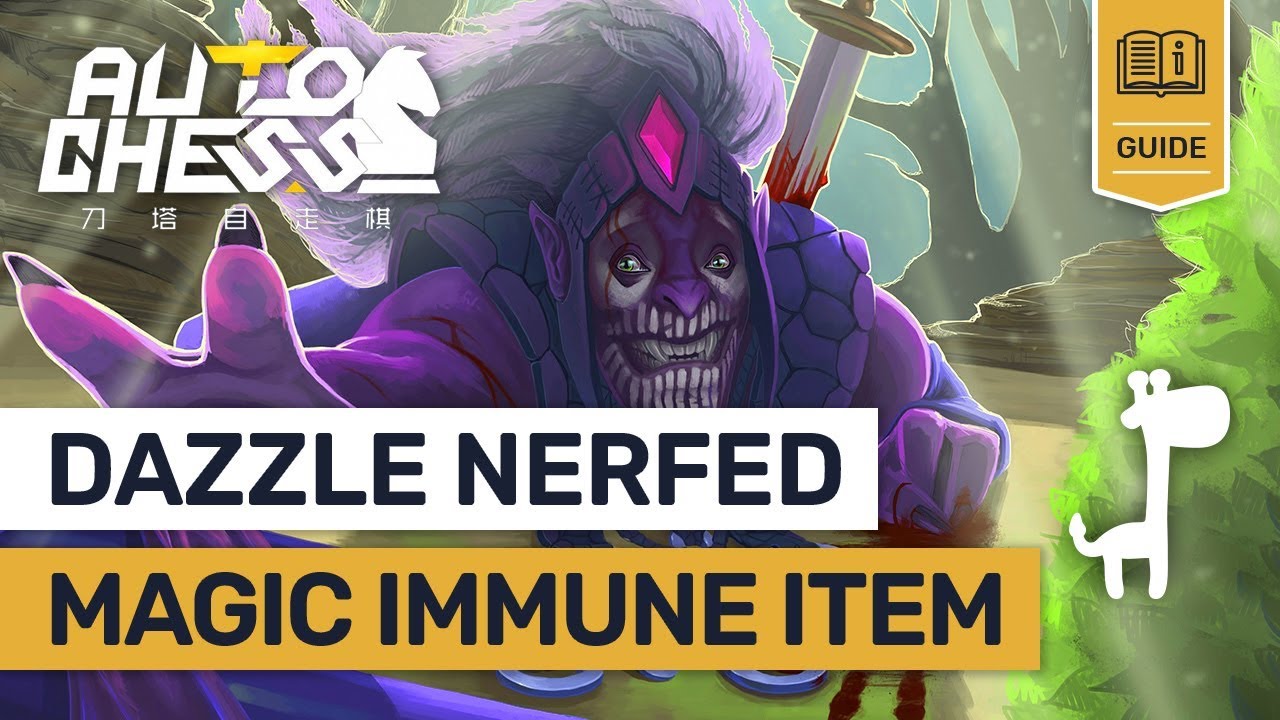 Dazzle Nerfed Dota Auto Chess Patch Notes New Update Item Black King Bar