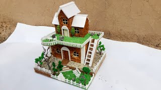 A miniature house making from stone.