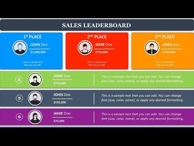 Leaderboard PowerPoint Template