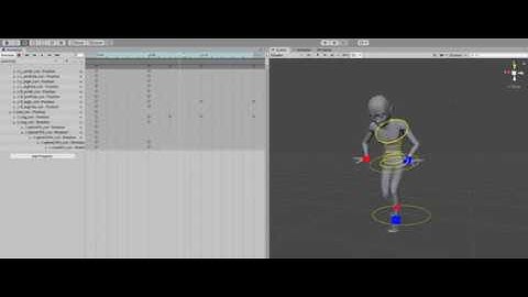 Unity rig and animation test