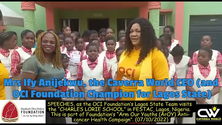 Ify Anijekwu (Caverra World CEO) Speaks to Student...