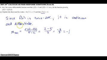 2007 AB Form B #6 (a, b)